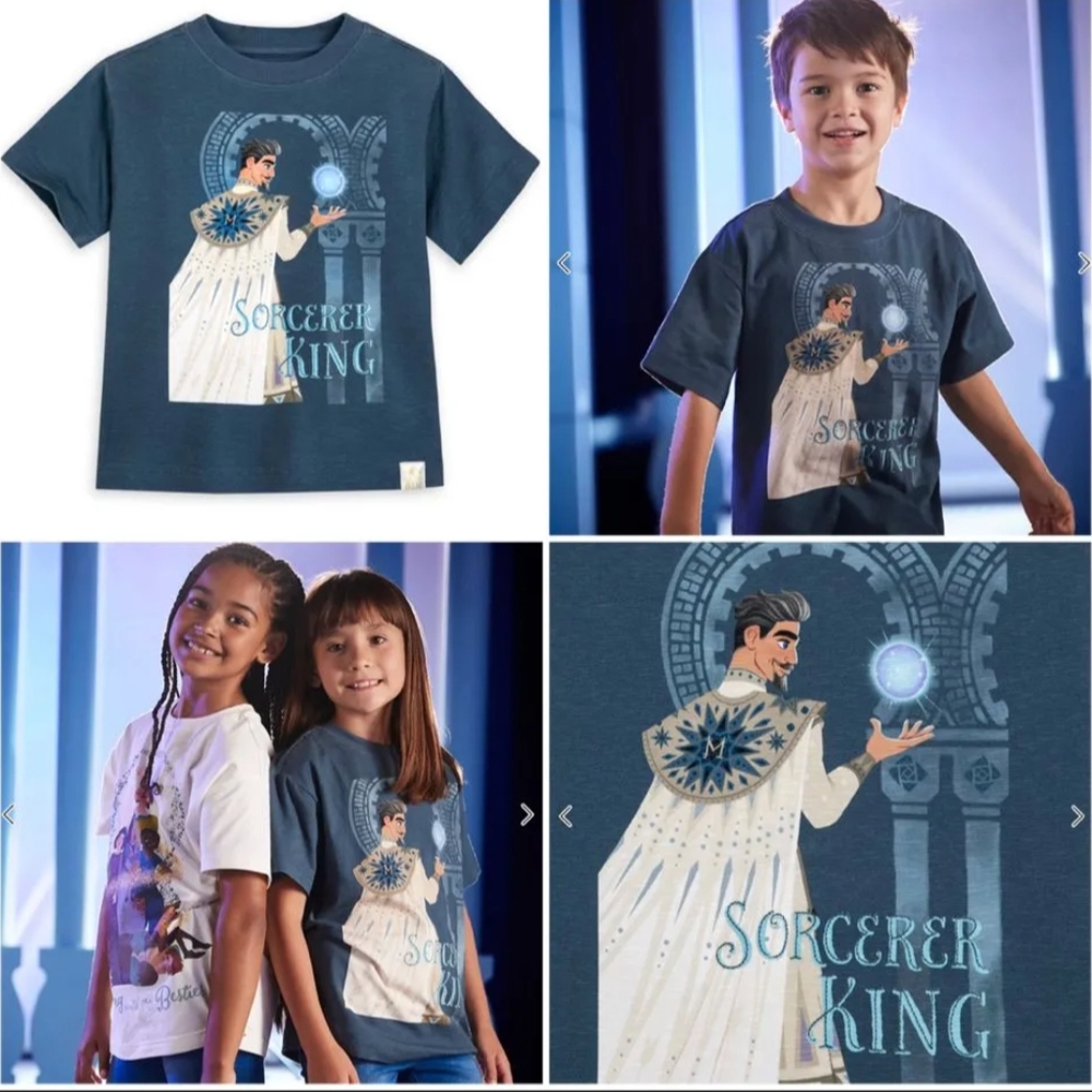 Kids Wish Sorcerer King Graphic T-Shirt - Medium (7/8)